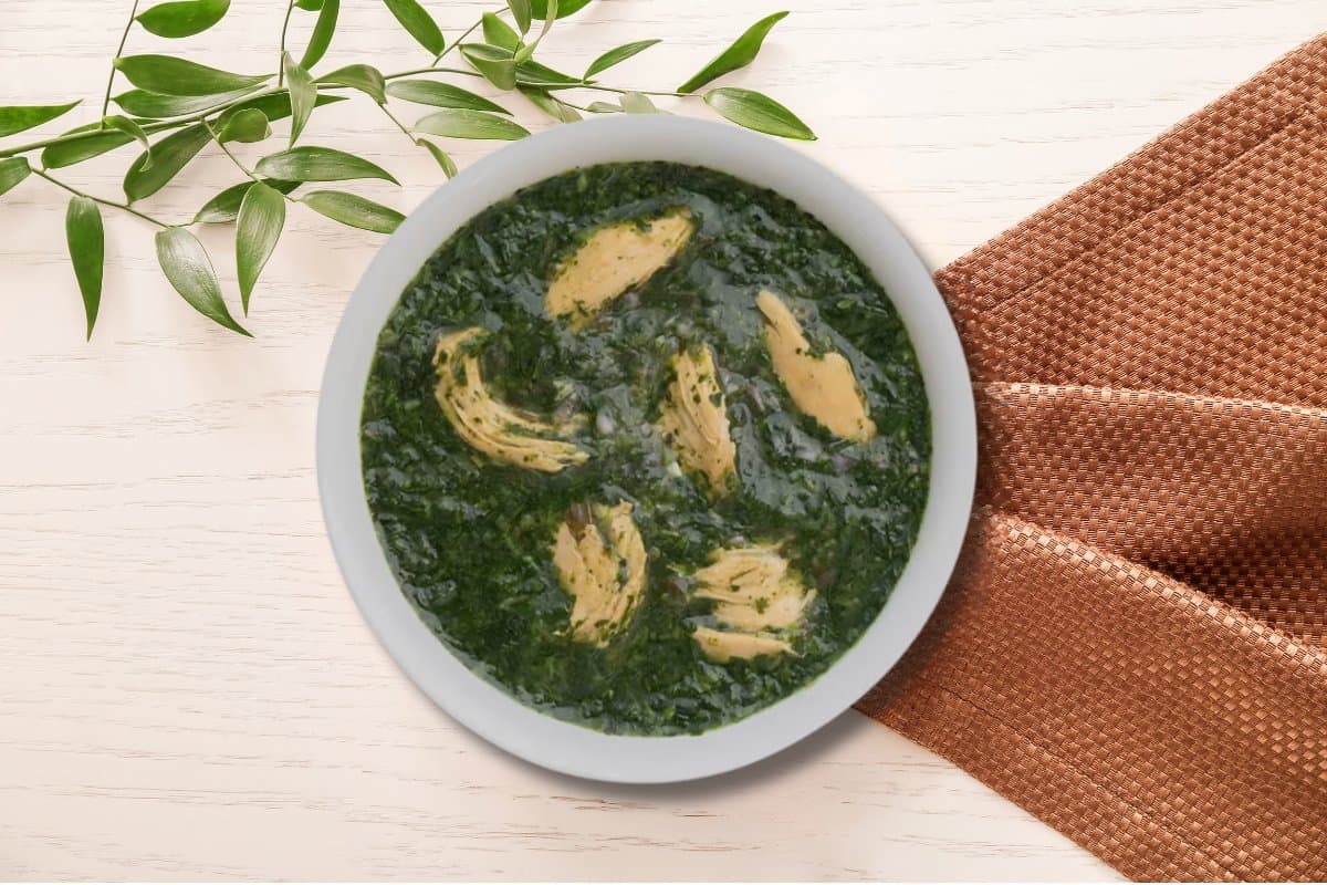 Molokhia with Chicken