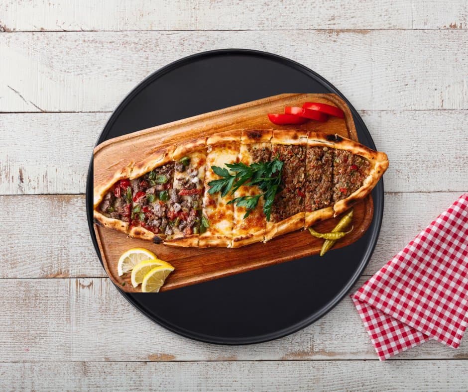 Ground Beef Pide